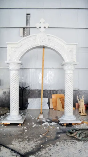 Villa Stone Door Frame Medium Price Quality Marble Elevator Stone Door Surround